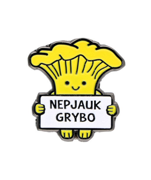 Mushroom-Shaped Pin Nepjauk grybo